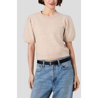 French Connection Yulia Puff Sleeve Sweater in Oatmeal Melange at Nordstrom, Size X-Small