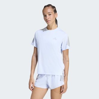 adidas Laufshirt ADIDAS PERFORMANCE ADI365/// T W, Damen, Gr. XXL, crystal sky, Obermaterial: 100% Polyester, Rundhals, Shirts Laufshirt