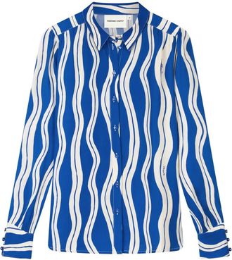 Fab By Fabienne Chapot Coco Blouse - Dames - Overhemden - Blauw - L - Overhemden