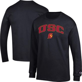Champion Mens Champion Black USC Trojans Arch Over Logo Long Sleeve T-Shirt at Nordstrom, Size Xx-Large