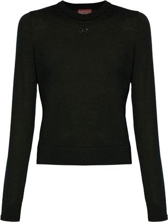 Diesel Long-Sleeve Black Top