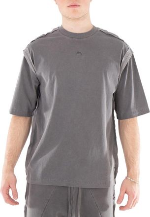 A-Cold-Wall* Mens Black Facade Cotton T-Shirt, Size Small