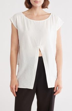 Patrizia Luca Wrap Top in Off White at Nordstrom Rack, Size X-Small