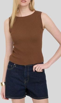 Blu Pepper Sleeveless Knit Top in Brown at Nordstrom Rack, Size Medium