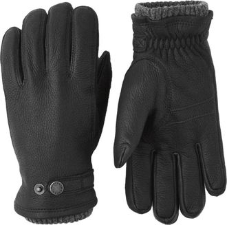 Hestra Utsj&ouml; Deerskin Primaloft Handschoenen - Heren - Handschoenen - Zwart - 7 IN - Leer - Accessoires