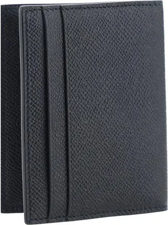Ferragamo Mens Black Calf Leather Bos Taurus Wallet