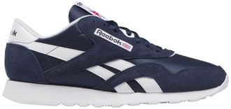 Reebok Men Classic Nylon Sneaker, Vector Navy/FTWR White/FTWR White, 10.5