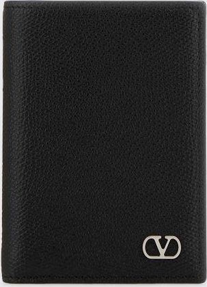 Valentino Garavani Portafoglio VLogo Signature Valentino Garavani in pelle a grana