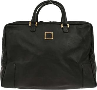 Loewe Pre-owned Weekendtas - unisex - Vintage Weekendtas - Zwart - ONE Size - Leer - Vintage