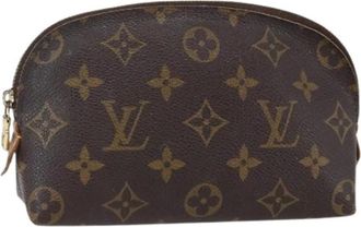 Louis Vuitton Pre-owned Mini Bags, female, Brown, Size: ONE SIZE Pre-owned Canvas pouches