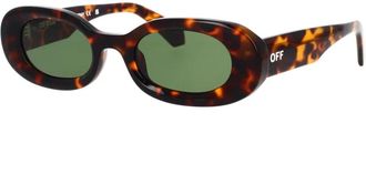 Off-white Amalfi Zonnebril Groen Ovaal Vorm - unisex - Zonnebrillen - Veelkleurig - 49 MM - Accessoires