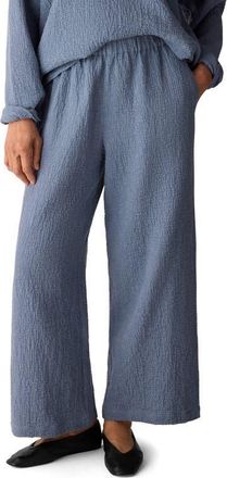 Eileen Fisher Stretch Organic Cotton Ankle Lantern Pants in Haze at Nordstrom, Size Xx-Small