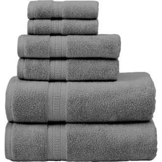 Modern Threads 6-Piece Towel Set in Gray at Nordstrom Rack, Size 6 Piece Set