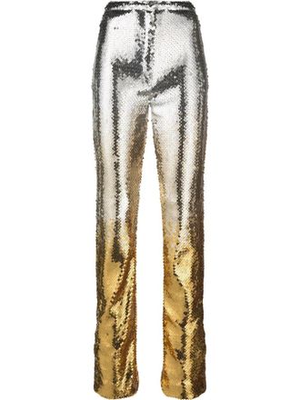 Paco Rabanne Broek met pailletten - Goud