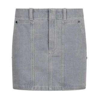 Fendi Dames, Rokken, Blauw, Maat: S
