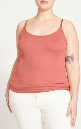 Universal Standard Foundation Camisole in Terracotta Red at Nordstrom, Size Xl