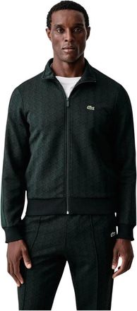 Lacoste Felpa con zip Monogramma Parigi - - Sweatshirts & Hoodies - Uomo - Verde - L
