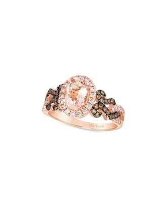Le Vian 14K Rose Gold 1.38 Ct. Tw. Diamond & Morganite Semi Precious Ring