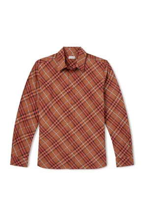Burberry Robert Checked Cotton Shirt