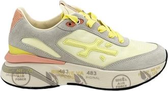 Premiata Moerun 8081 - Dames - Sneakers - Geel - 37 EU - Leer - Schoenen