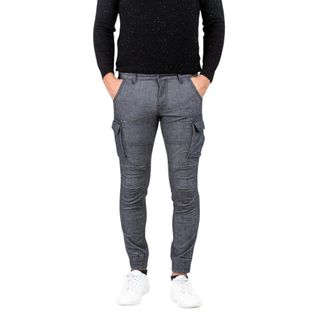 Gas Tapered Broeken - Heren - Slim Fit Broeken - Grijs - XS - Katoen - Broeken