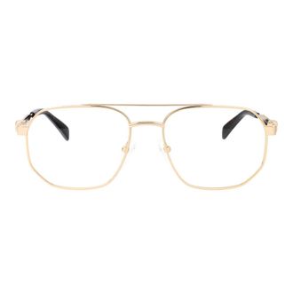 Alexander McQueen Stijlvolle Optische Bril Am0459O - Heren - Accessoires - Geel - Maat: 57 MM