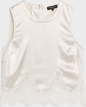 Generation Love Tegan Liquid Satin Lace Top