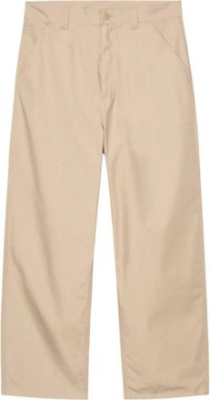 Carhartt Work in Progress Broeken, Heren, Beige, XS, Katoen, I Postal Single Knee Pant
