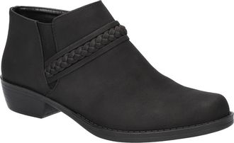 Easy Street Jalia Braided Bootie in Black/Gore at Nordstrom Rack, Size 5.5
