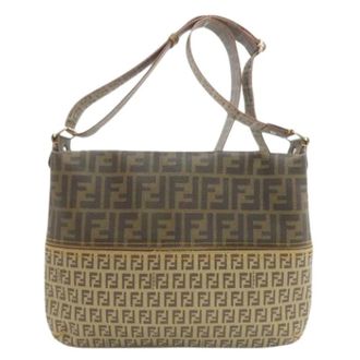 Fendi Pre-owned Cross Body Bags, female, Brown, Size: ONE SIZE Pre-owned Vintage Shoulder Bag