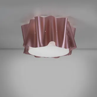 Linea Zero Linea Zero - Plaf&oacute;n 3 Luces Metal Rosa Cm. 60x32h