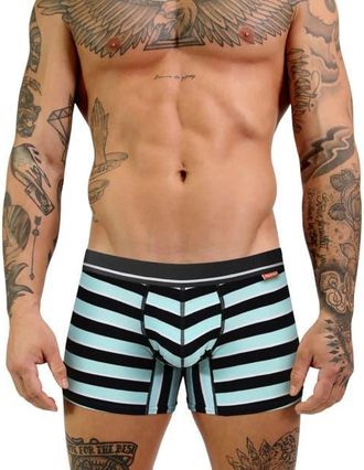Mosmann Mens Ultra-Soft Boxers in Aqua at Nordstrom, Size X-Large Au