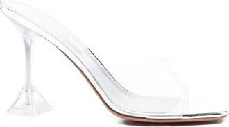 Amina Muaddi Lupita Glass Slipper 95 Sandals