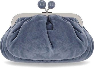 Weekend by Max Mara CLUTCH PASTICCINO GIOCHI VELLUTO SMALL CELESTE MAX MARA WEEKEND