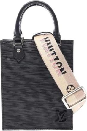 Louis Vuitton Pre-owned Mini Handbag - Dames - Vintage Mini Tas - Zwart - ONE Size - Leer - Vintage