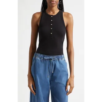 Cinq &agrave; Sept Mattie Henley Tank in Black at Nordstrom, Size X-Small