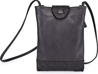 OLD TREND Lily Genuine Leather Structured Convertible Crossbody in Grey at Nordstrom