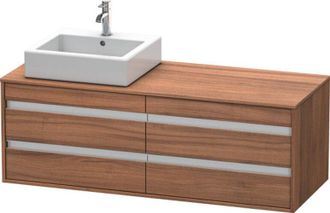 Duravit Duravit - Ketho M&oacute;dulo Mural 6657, 4 Cajones, 1400mm, Para 1 Lavabo