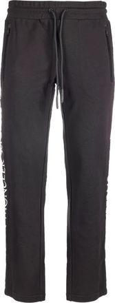 Moncler Trainingsbroeken - Heren - Sweatpants - Zwart - XL - Katoen - Broeken