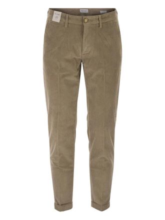 Re-hash ribbed mucha trousers - Toni neutri
