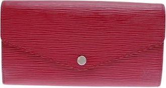 Louis Vuitton Pre-owned Wallets, female, Pink, Size: ONE SIZE Pre-owned Leather Wallet