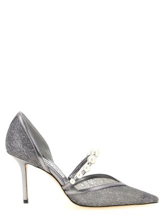 Jimmy Choo London Grey Aurelie Pumps