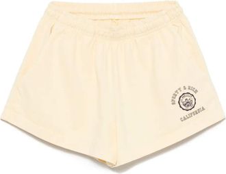 Sporty & Rich Bermuda con logo - Giallo