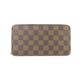 Louis Vuitton Brown Coated Canvas Long Wallet (Bi-Fold) (Pre-Owned)
