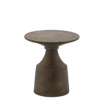 Schubiger M&ouml;bel Beistelltisch Metall Altgold B: 32 cm