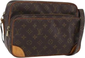 Louis Vuitton Pre-owned Canvas Cross Body Bag - Dames - Vintage Schoudertas - Bruin - ONE Size - Vintage
