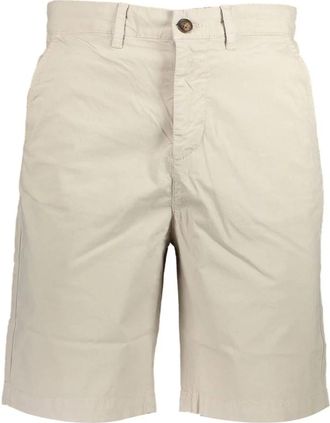 North Sails Beige Bermuda Shorts Regular Fit Cotton - Heren - Korte Broeken - Beige - W32 - Katoen - Korte Broeken