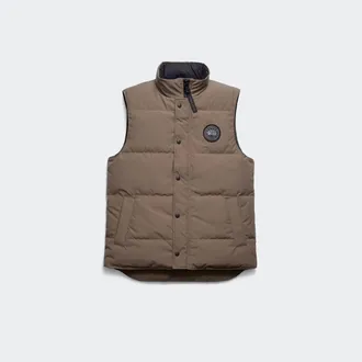 Canada Goose Garson Vest Black Disc (Men, Taupe Grey, XXL)
