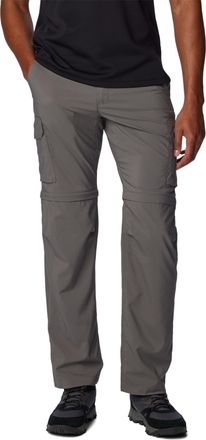 Columbia Mens Silver Ridge Utility Convertible Pant, City Grey, 46W x 30L Big