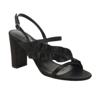 Vaneli Womens Beyla Pump Heels In Black Satin